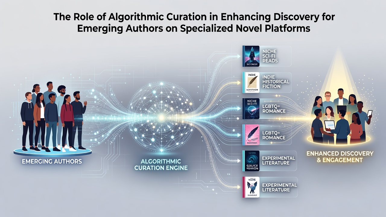 The Role of Algorithmic Curation in Enhancing Discovery for Emerging Authors on Specialized Novel Platforms